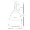 Mae B Intimate Health 2 Small Menstrual Cups - Image 4