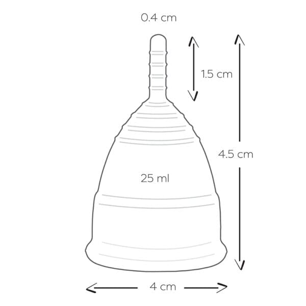 Mae B Intimate Health 2 Small Menstrual Cups - Image 4