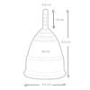 Mae B Intimate Health 2 Large Menstrual Cups - Image 4