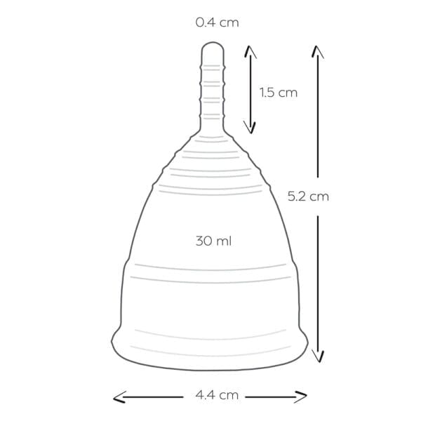 Mae B Intimate Health 2 Large Menstrual Cups - Image 4