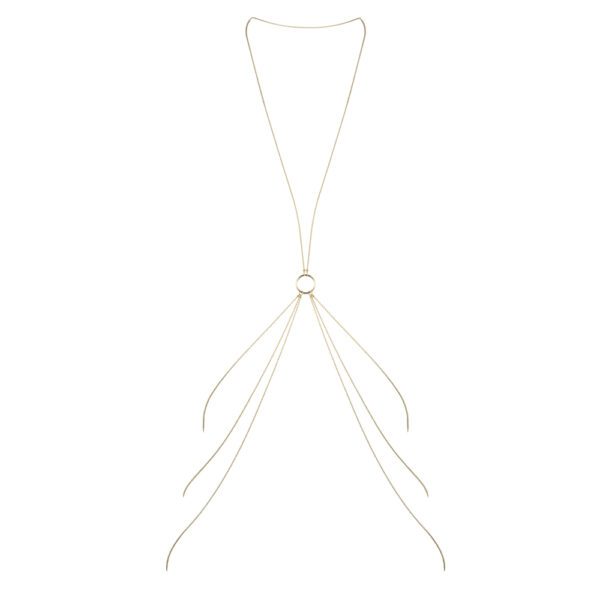 Bijoux Indiscrets Magnifique Body Chain Gold - Image 2