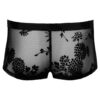 Noir Sheer Floral Lace Pants - Image 4