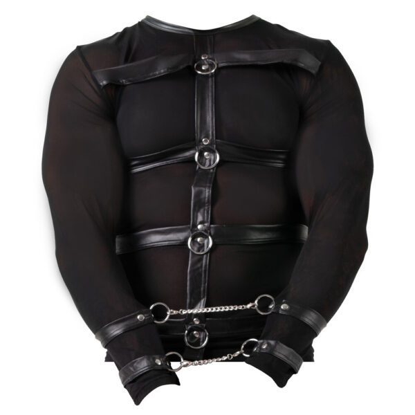 Svenjoyment Long Sleeved Top With Harness And Restraints - Image 4