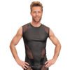NEK Matte Look Sleeveless Shirt Black - Image 2