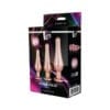 Gleaming Butt Plug Set Rose Gold - Image 4