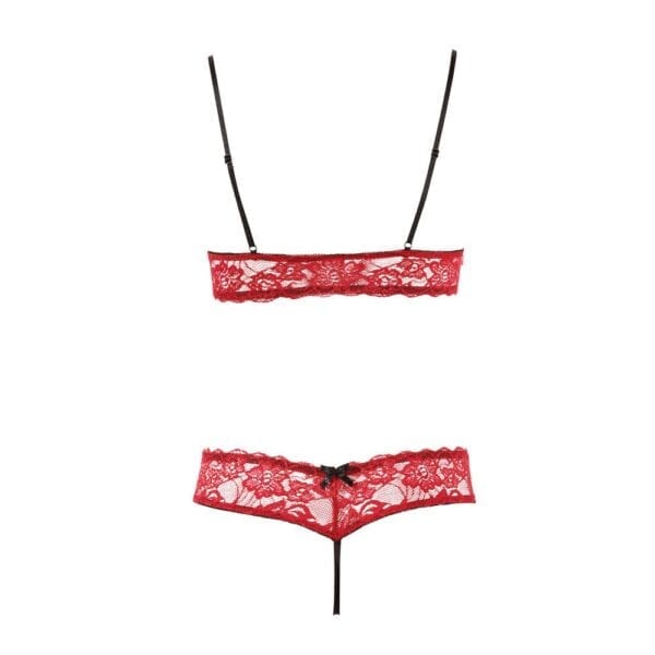 Cottelli Bra Set Open Cup and Crotchless Set - Image 4