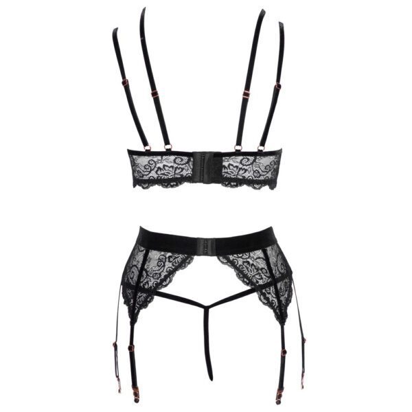 Abierta Fina Lacey Open Suspender Set - Image 2
