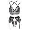 Abierta Fina Lacey Open Suspender Set - Image 3