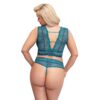 Cottelli Curves Bralette and Crotchless Thong Set - Image 2