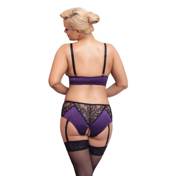 Cottelli Curves Bralette Suspender Set - Image 3