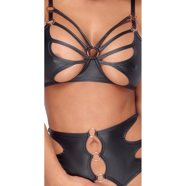 Crotchless Bondage Bra Set - Image 3