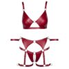 Cottelli Red Crotchless Bondage Set - Image 4
