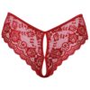 Cottelli Crotchless Panty Red - Image 4