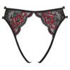 Cottelli Adjustable Lacey Crotchless Brief - Image 2