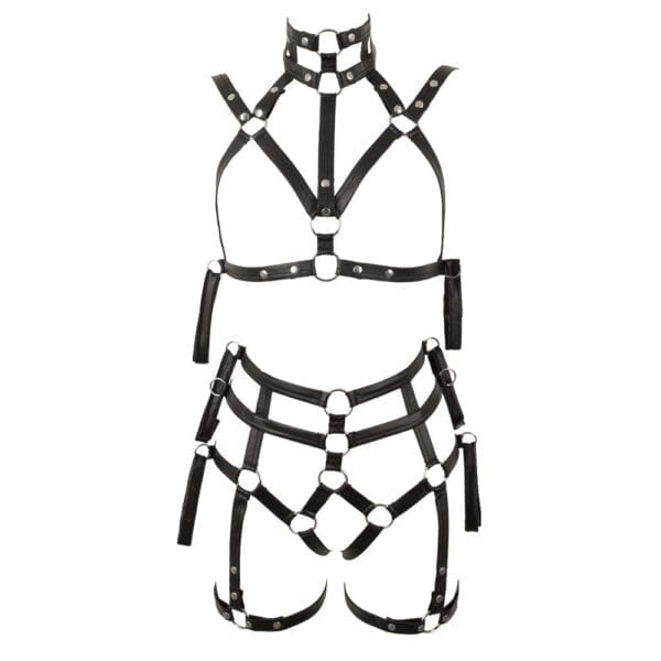 2 Piece Matt Look Bondage Set - Image 3
