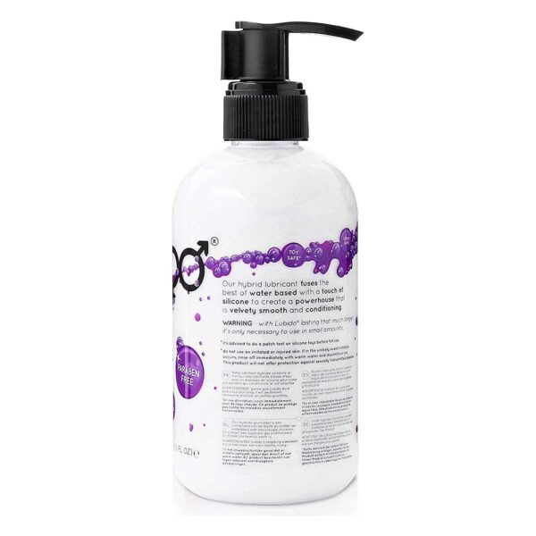 Lubido HYBRID 250ml Paraben Free Water Based Lubricant - Image 2