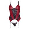 Cottelli Basque and Thong With Lace - Image 3