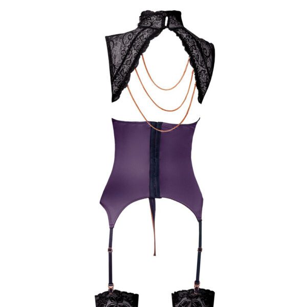 Abierta Fina Basque and Crotchless Set Chains - Image 2