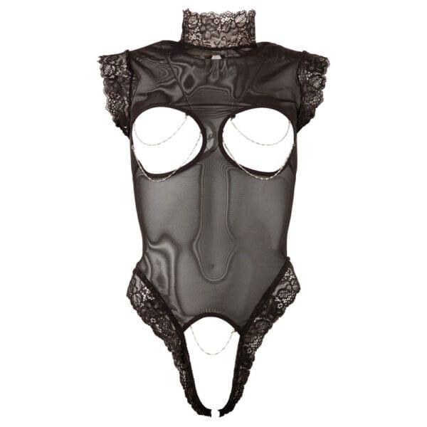 Cottelli Cupless and Crotchless sheer Body - Image 3