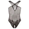 Lace Body Suit With Open Crotch - Image 4