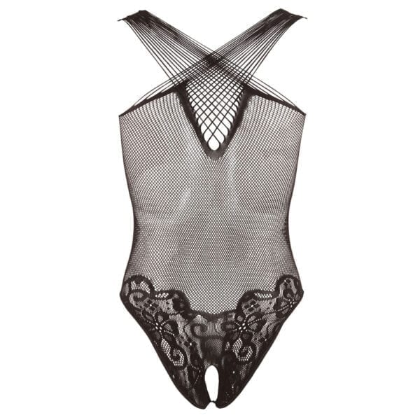 Lace Body Suit With Open Crotch - Image 4