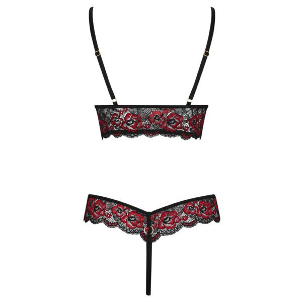 Cottelli Crotchless Body With Lace - Image 2