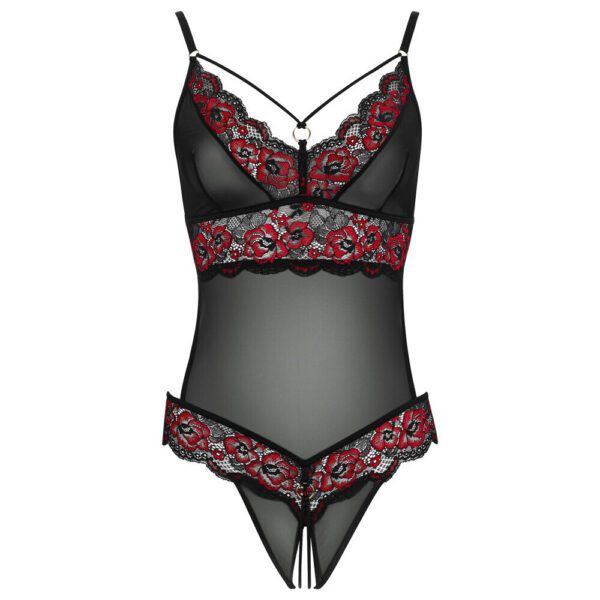 Cottelli Crotchless Body With Lace - Image 3