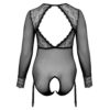 Cottelli Curves Long Sleeved Crotchless Body - Image 4