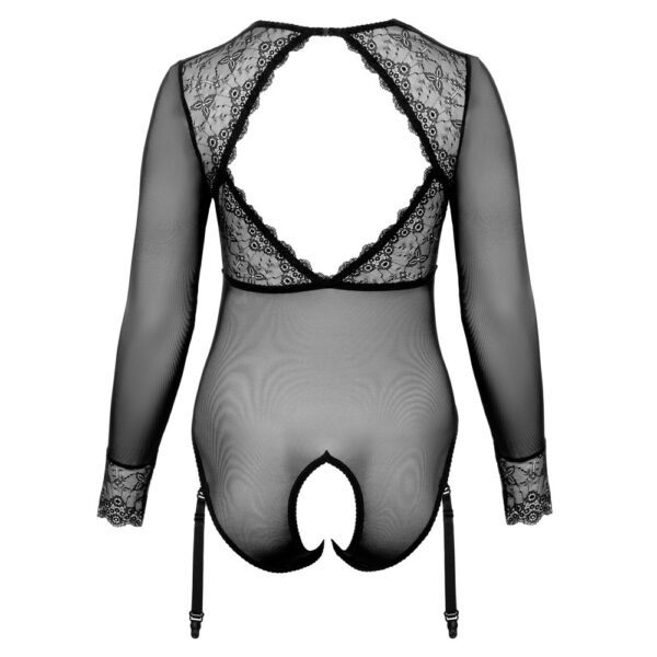 Cottelli Curves Long Sleeved Crotchless Body - Image 4