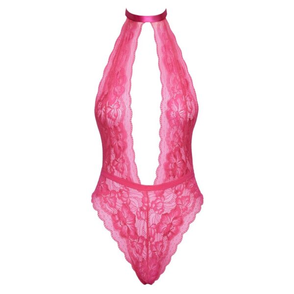 Kissable Halterneck Lace Body Pink - Image 4