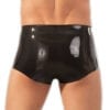 Latex Boxers With Penis Sleeve Black - Image 2