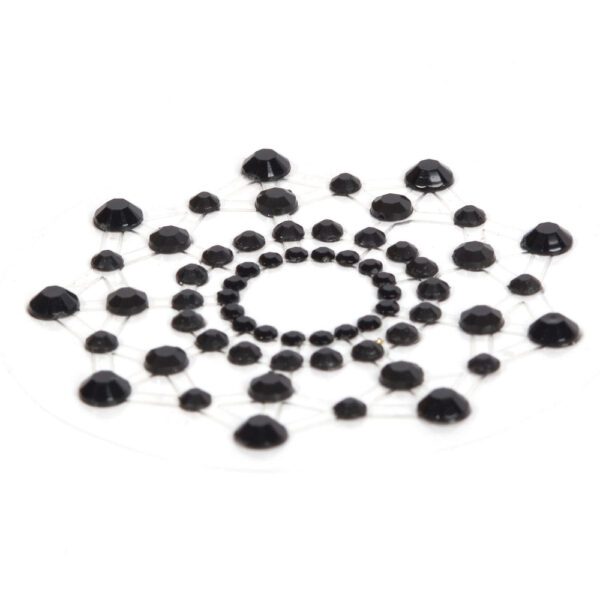 Bijoux Indiscrets Mimi Rhinestone Pasties Black - Image 3