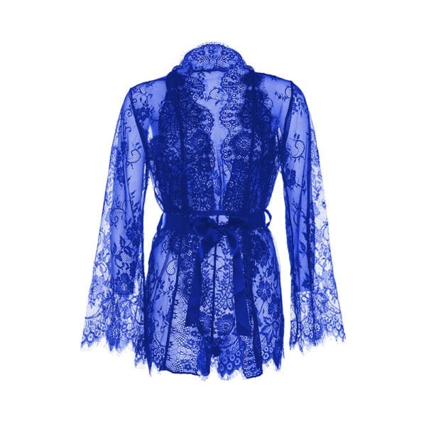 Leg Avenue Floral Lace Teddy and Robe - Image 4
