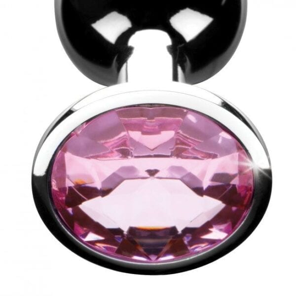 Booty Sparks Pink Gem Medium Anal Plug - Image 3