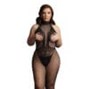 Le Desir Fishnet And Lace Bodystocking UK 14 to 20