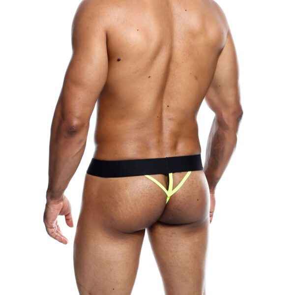 Male Basics Neon Thong Yellow - Image 2