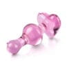 Icicles No.75 Pink Heart Glass Butt Plug - Image 2