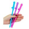 Lovetoy Pack Of 9 Willy Straws Blue Pink And Purple - Image 3