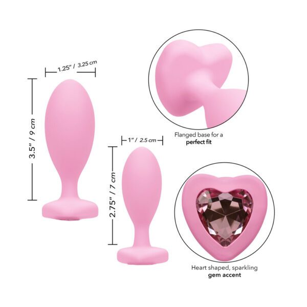 First Time Crystal Booty Duo Butt Plugs - Image 3