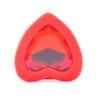 Small Heart Shaped Diamond Base Red Butt Plug - Image 3